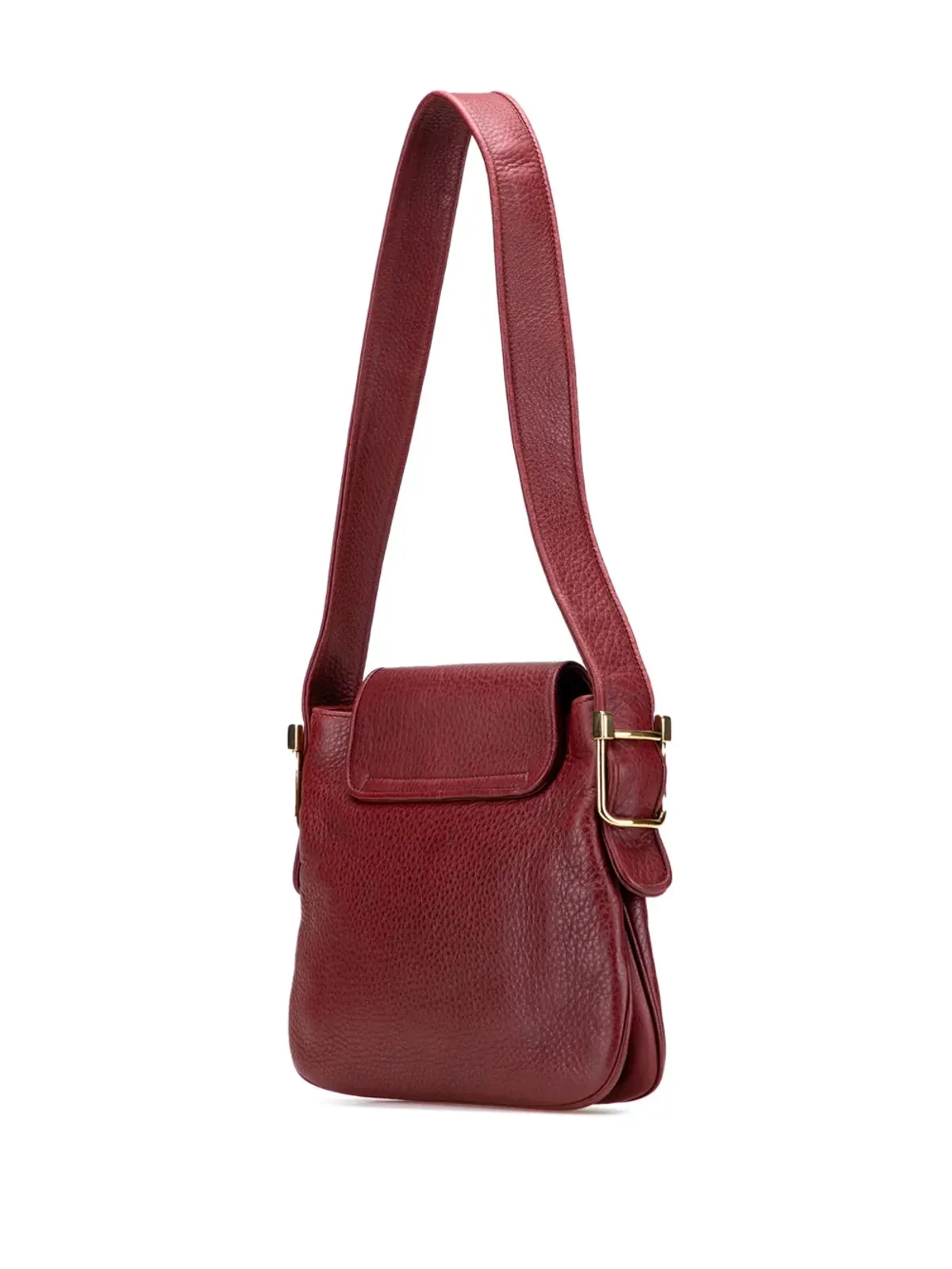 Gucci Pre-Owned 1973年 レザー ショルダーバッグ - 画像3
