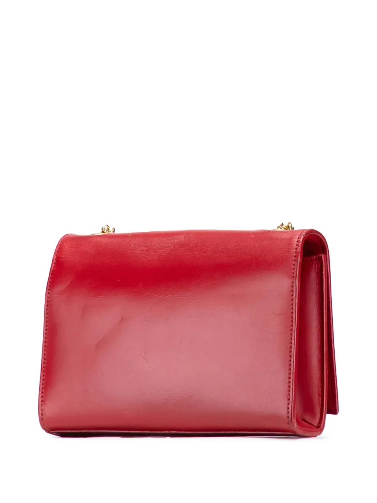 Saint Laurent Pre-Owned 2013年製 小型レザー モノグラム Kate タッセル クロスボディバッグ - レッド - 画像3