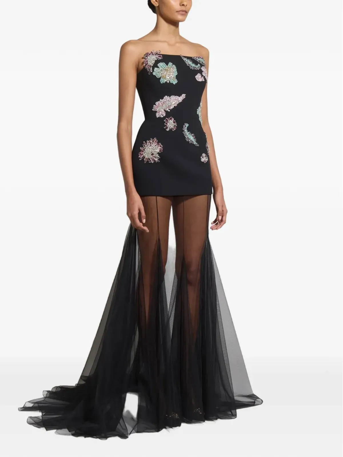 Zuhair Murad チュールロングスカート - 画像3