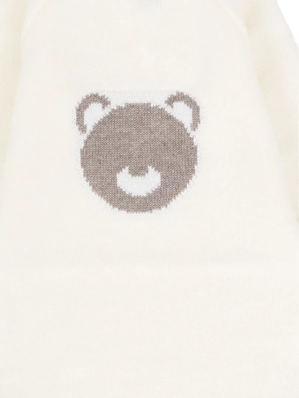Little Bear くまモチーフ編み込みロンパース - 画像3