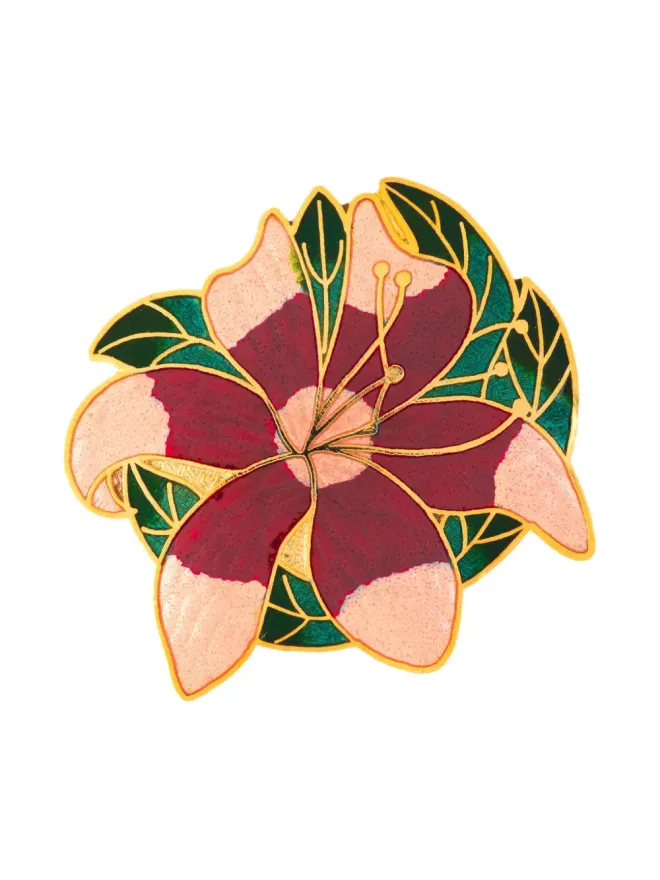 Susan Caplan Vintage Susan Caplan Vintage 水蓮の花モチーフ ブローチの商品画像