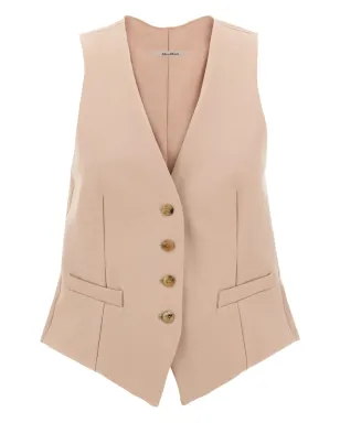 Max Mara ボタン留めドローストリングベスト - サムネイル1
