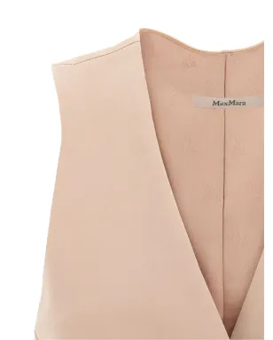 Max Mara ボタン留めドローストリングベスト - サムネイル3