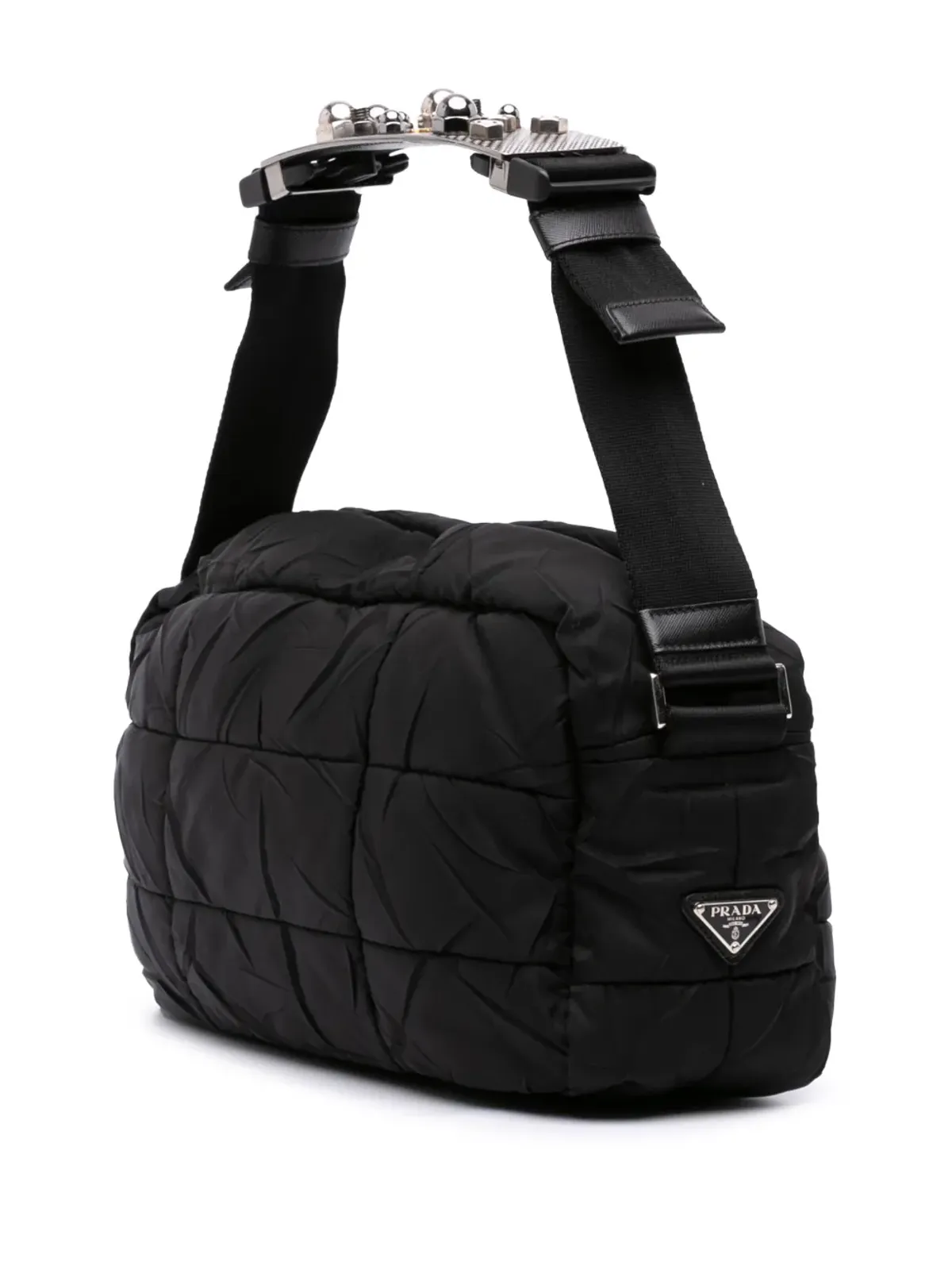 Prada Pre-Owned キルテッド・テシュート メッセンジャーバッグ - 画像3