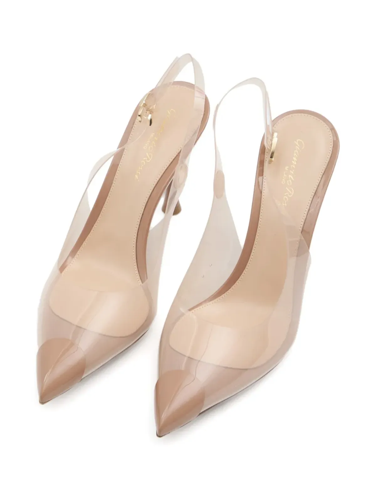 Gianvito Rossi ディアナ スリングバックパンプス ピンク - 画像5