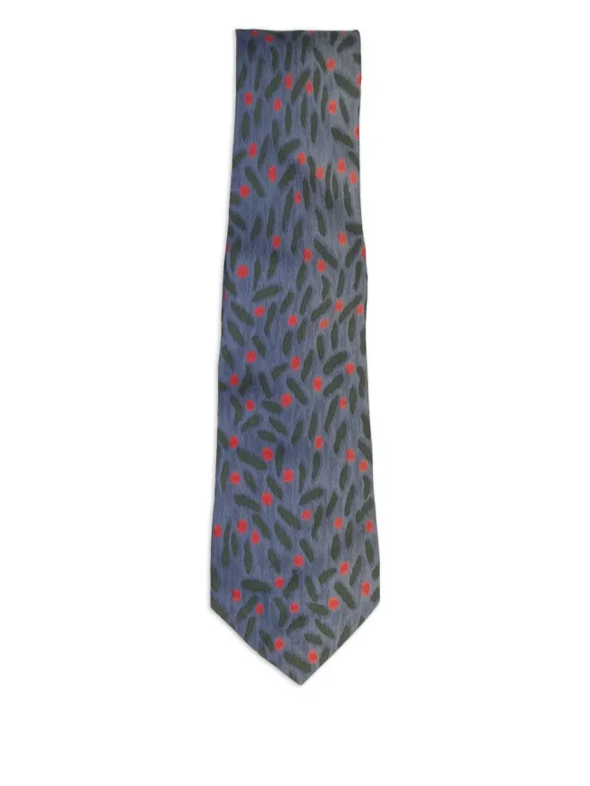 Lanvin Pre-Owned Lanvin Pre-Owned 幾何学模様のネクタイの商品画像