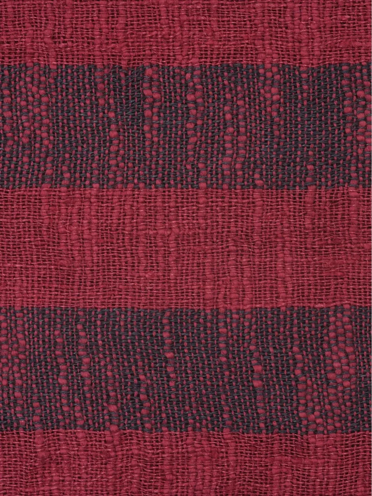 Tom Dixon Bandストライプ柄ブランケット - レッド - 画像4