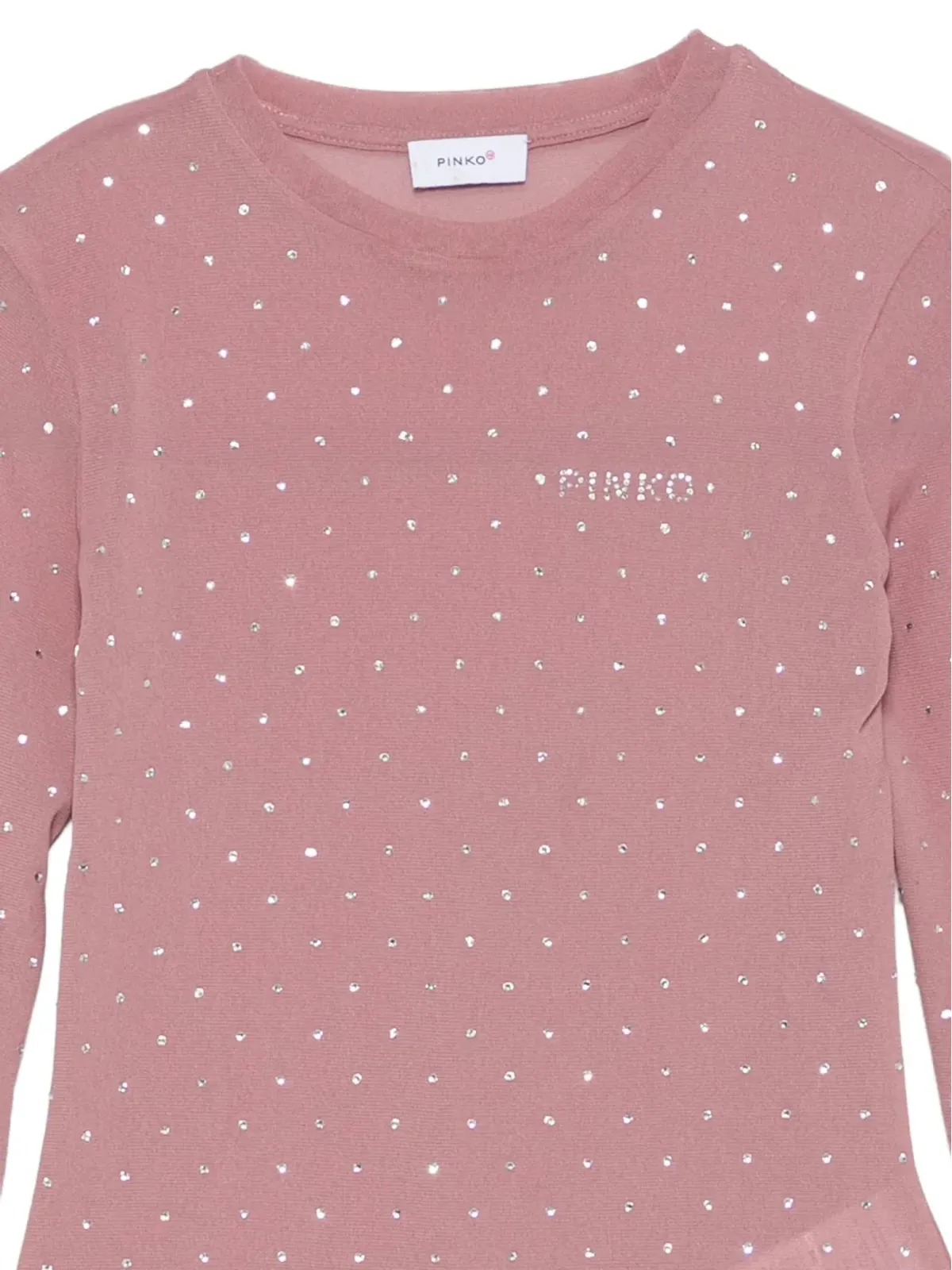 Pinko Kids ラインストーン装飾ボディスーツ - 画像3