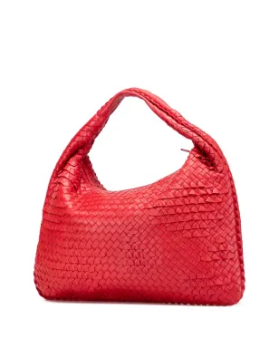 Bottega Veneta 2012-2025 ナッパ革 イントレチャート ラッフル ヴェネタ ホーボーバッグ（レッド） - サムネイル3