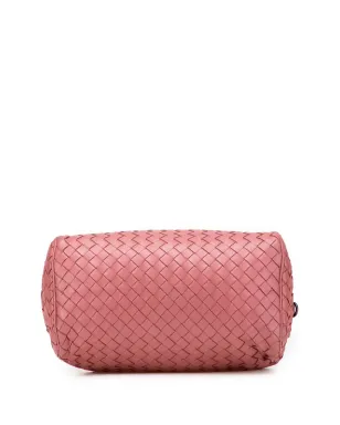 Bottega Veneta Pre-Owned ナッパ・イントレッチャート ボストンバッグ ピンク - サムネイル4
