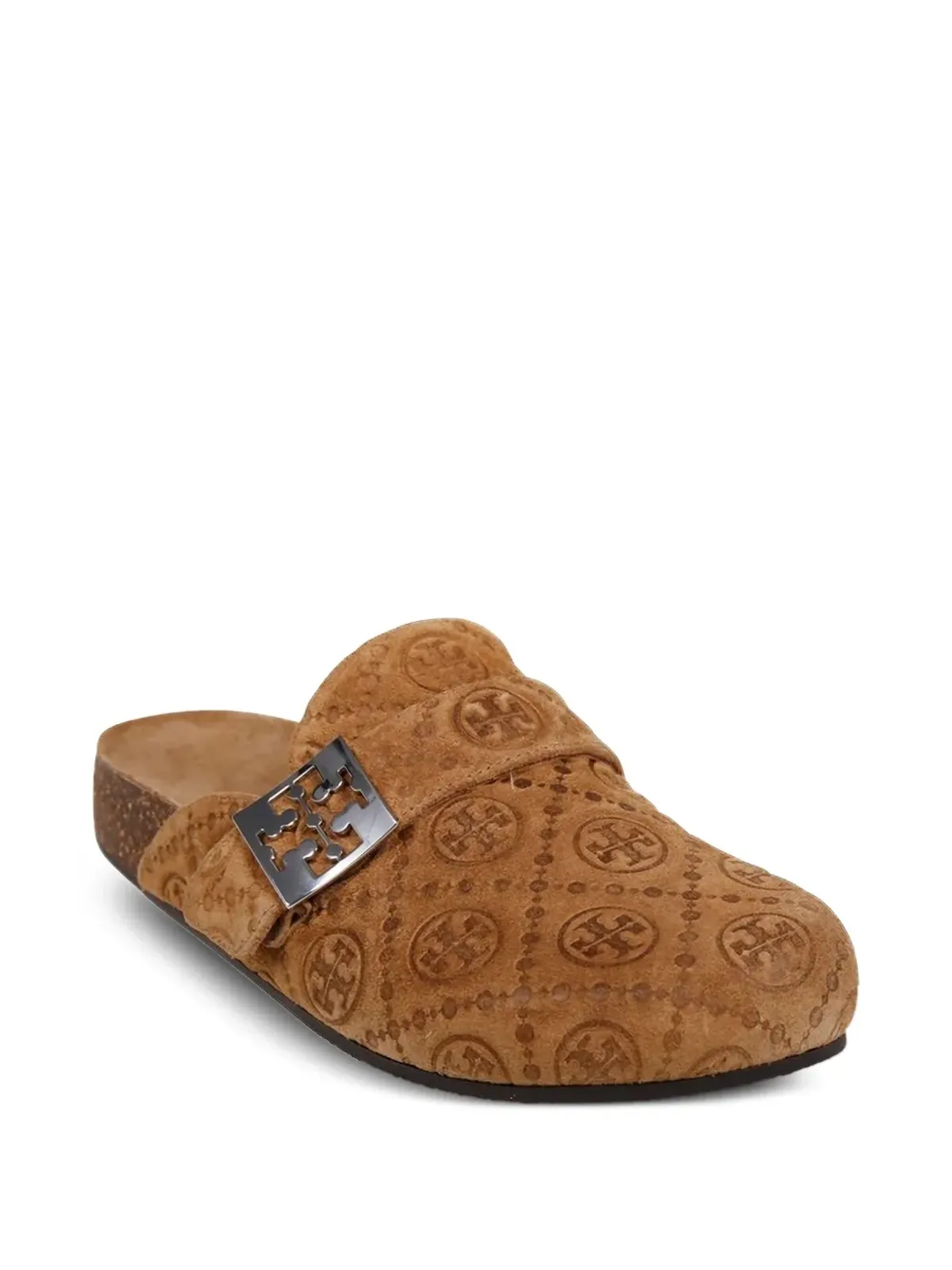Tory Burch Mellow ロゴ型押しバックルスリッパ - 画像2