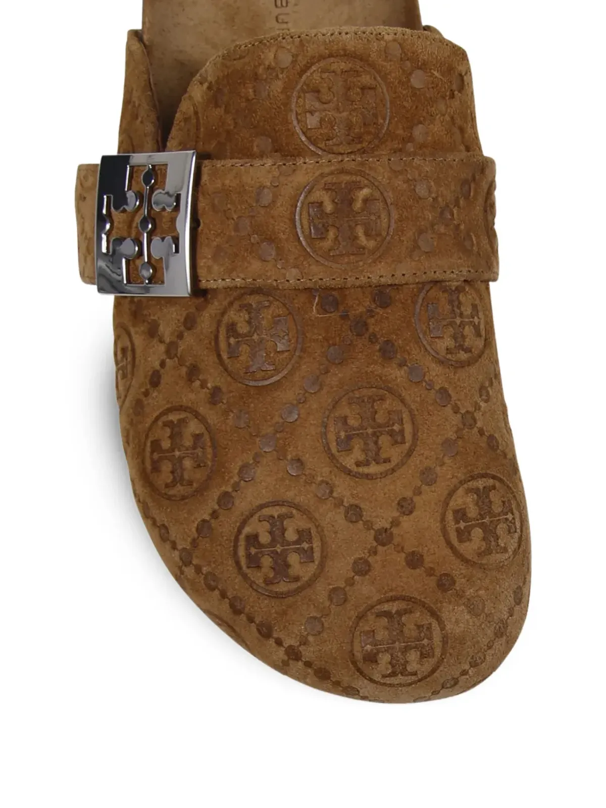Tory Burch Mellow ロゴ型押しバックルスリッパ - 画像4