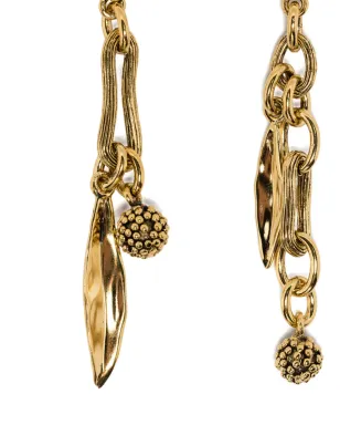Aurelie Bidermann Anthos leaf-sphere earrings - サムネイル3