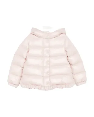 Moncler Enfant フリル付きパファージャケット - ピンク - サムネイル1