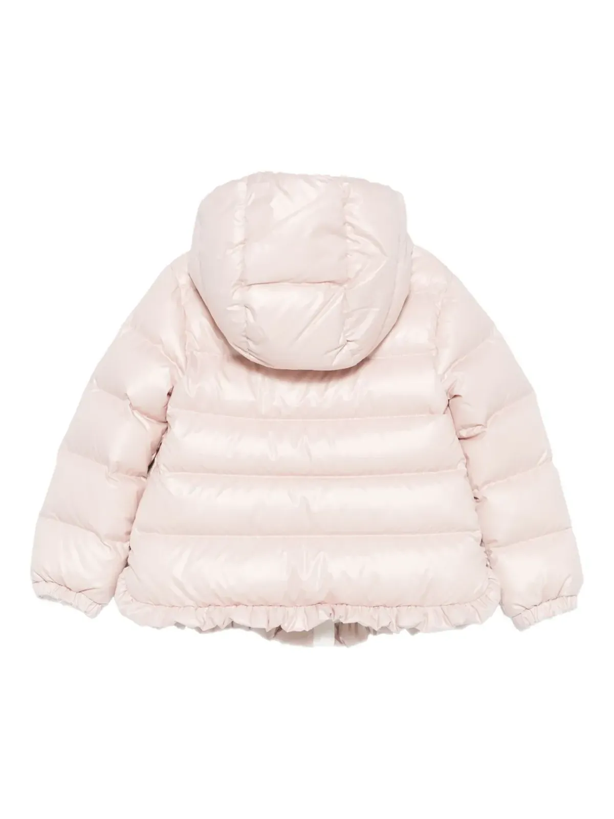 Moncler Enfant フリル付きパファージャケット - ピンク - 画像2
