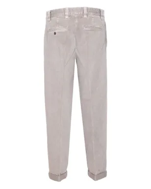 Golden Goose カフ付きコットンパンツ - グレー - サムネイル2