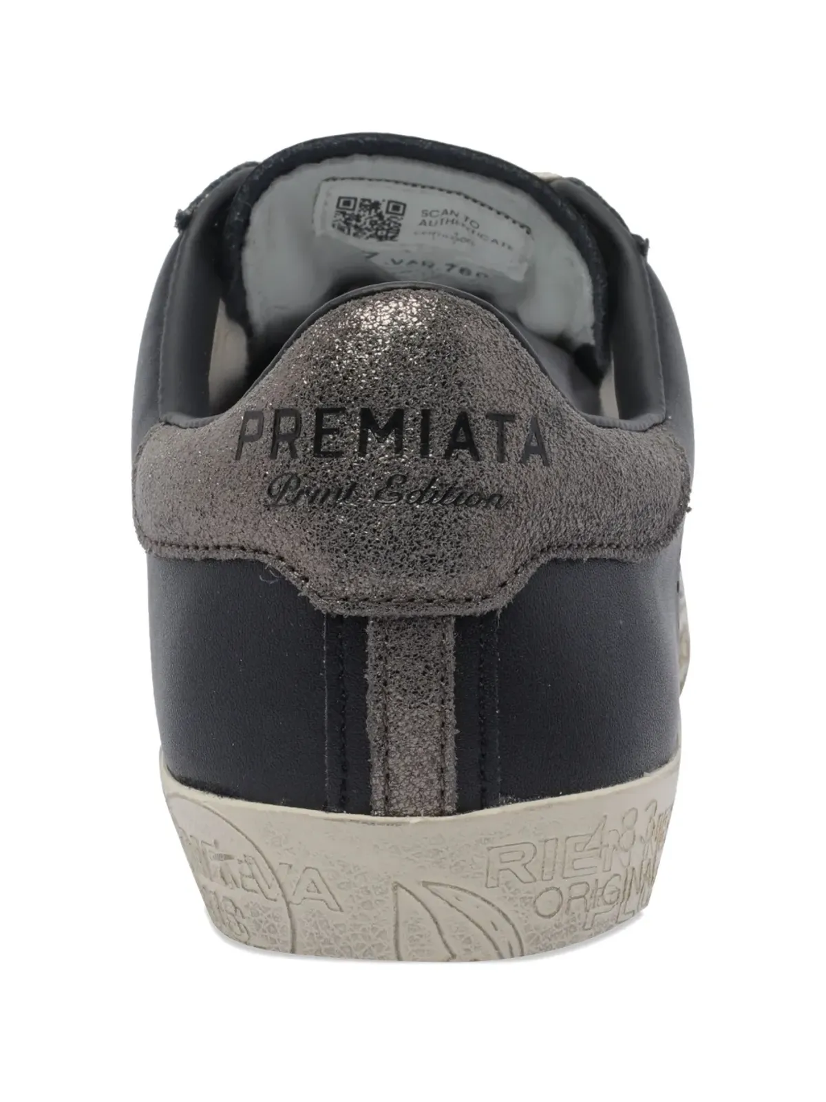 Premiata ロゴディテール ラウンドトゥスニーカー - 画像3