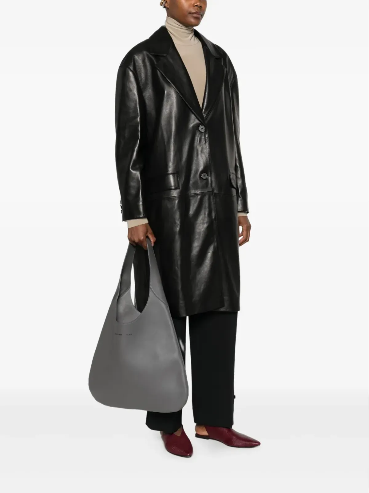 Carven Tommaso curved-handle トートバッグ - 画像2