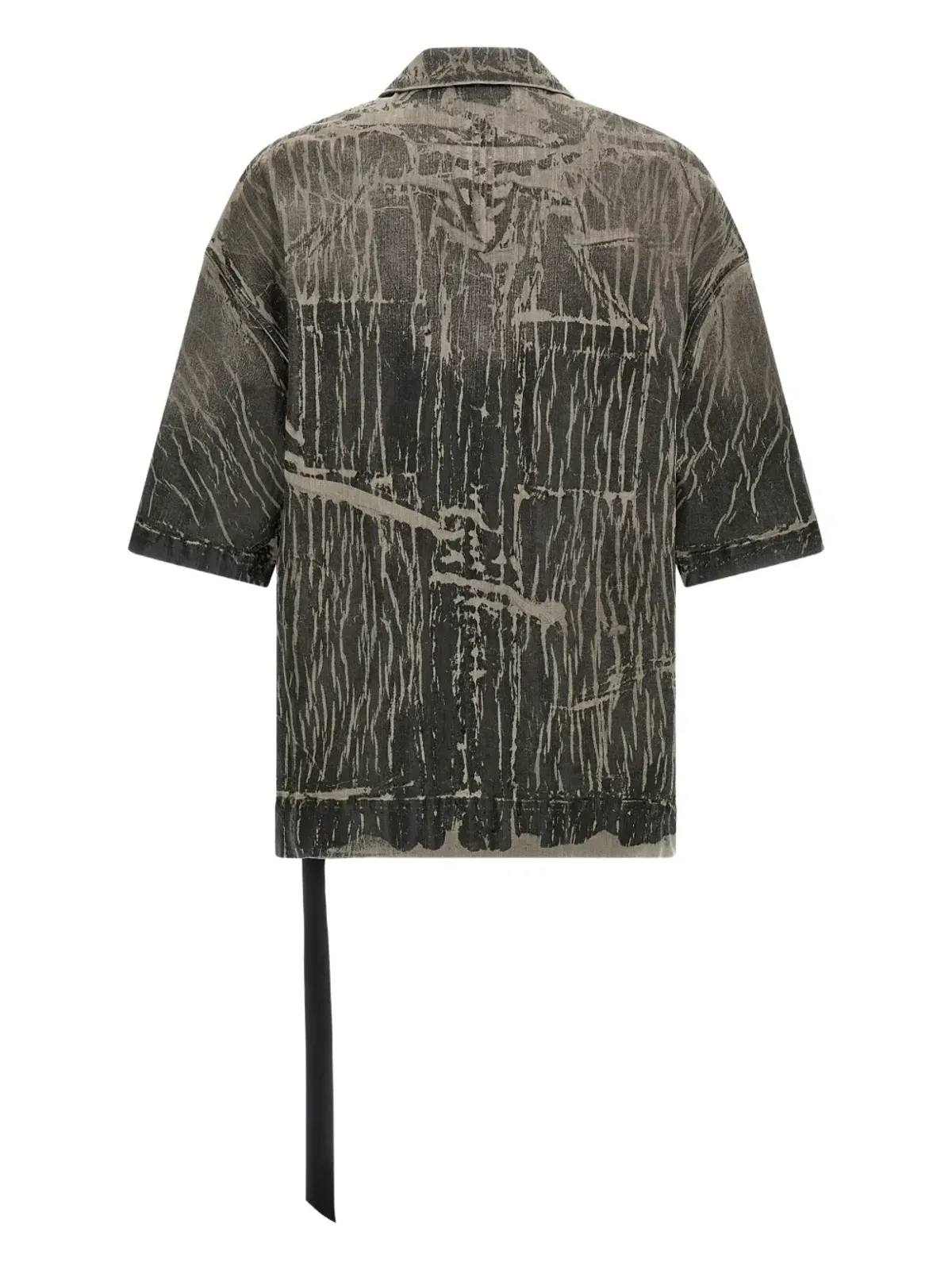 Rick Owens DRKSHDW マグナム トミー クラックルエフェクト シャツ - 画像2