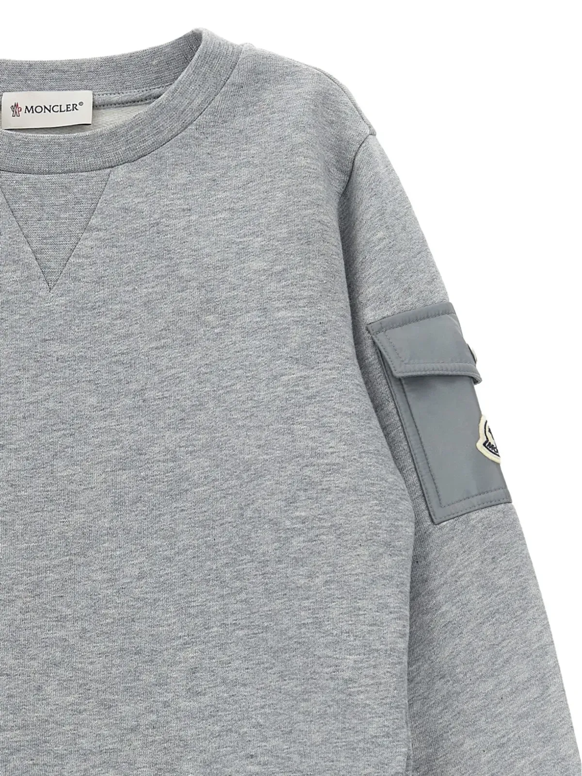 Moncler Enfant クルーネックカーゴポケット付きスウェット - 画像3