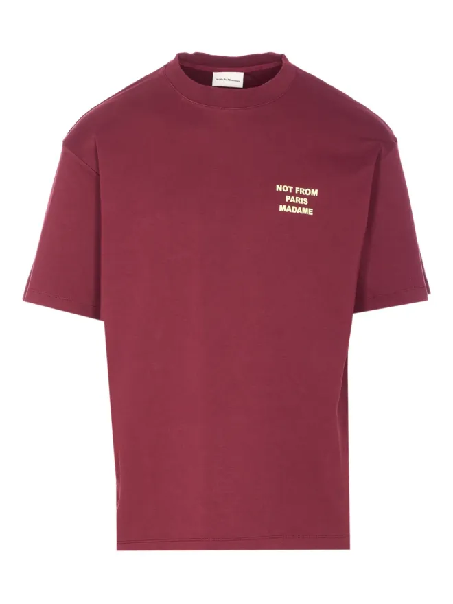 Drôle De Monsieur Drôle De Monsieur クルーネック ロゴプリント Tシャツの商品画像