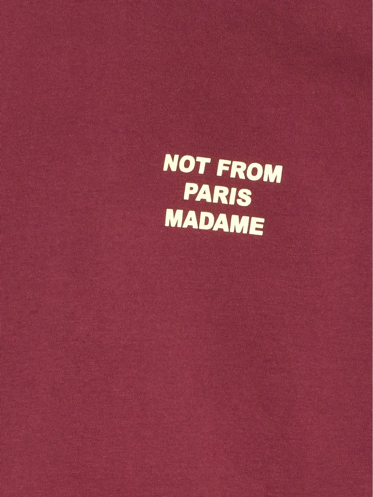 Drôle De Monsieur クルーネック ロゴプリント Tシャツ - 画像3