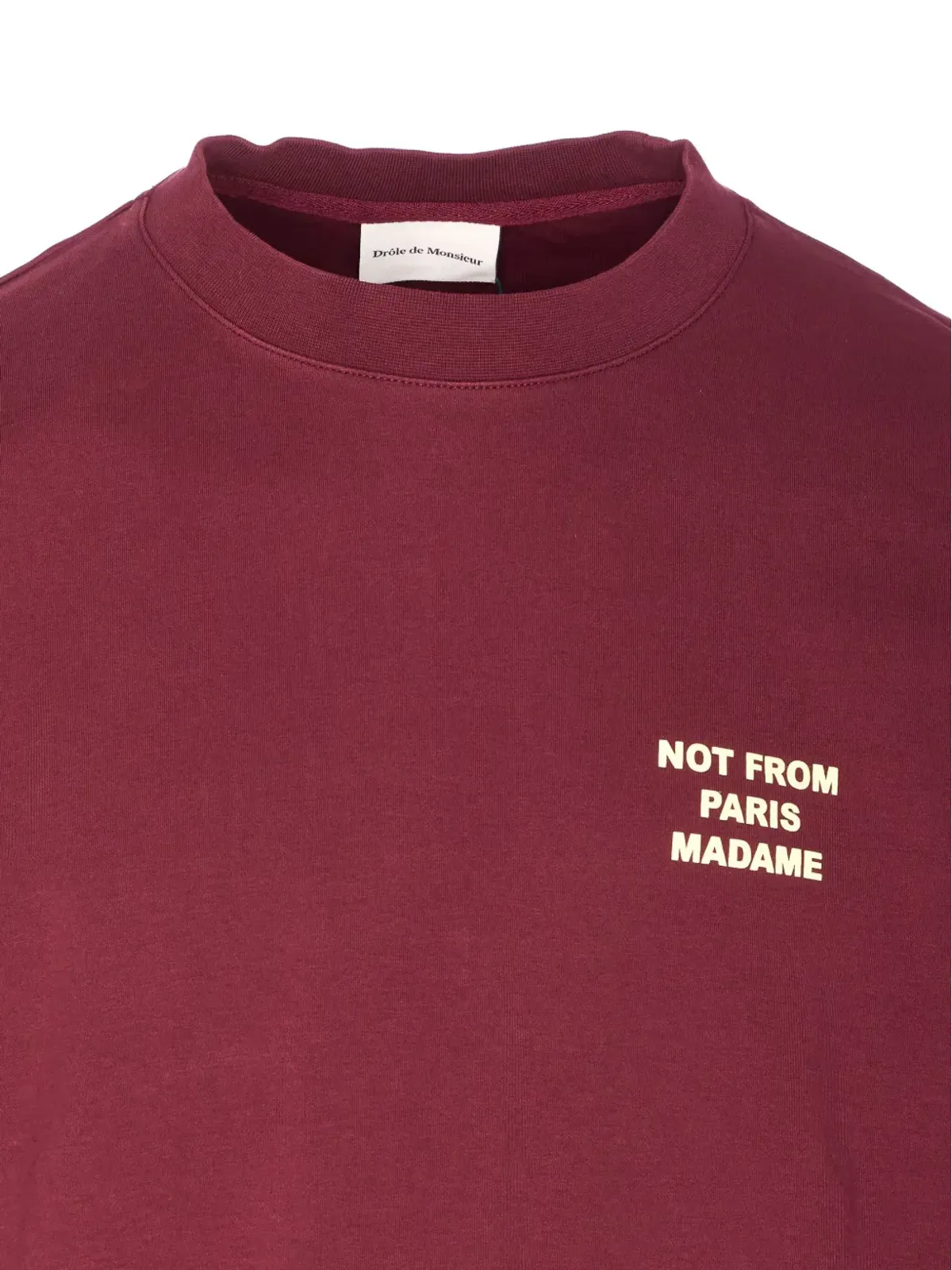 Drôle De Monsieur クルーネック ロゴプリント Tシャツ - 画像4
