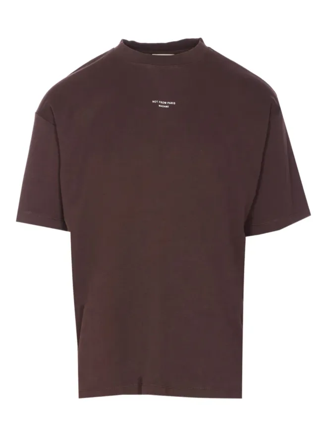 Drôle De Monsieur Drôle De Monsieur クルーネック ロゴTシャツの商品画像