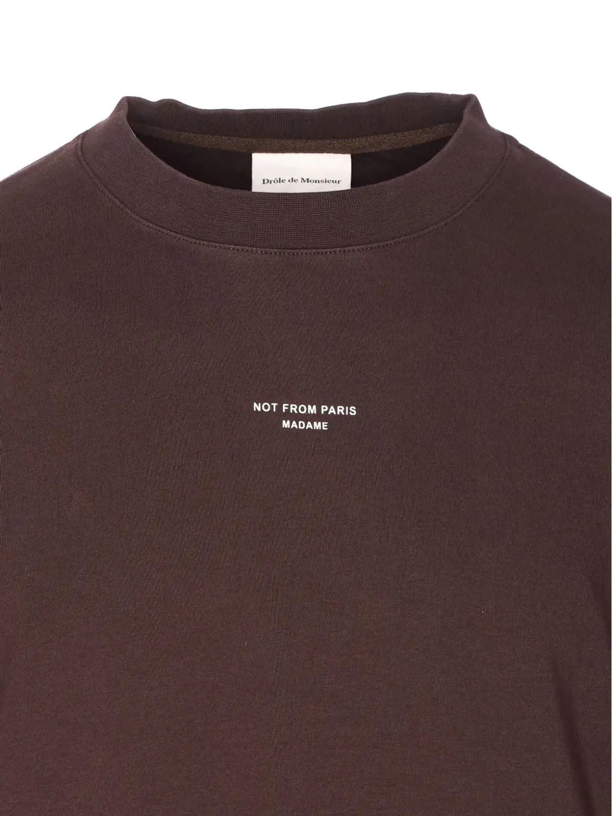 Drôle De Monsieur クルーネック ロゴTシャツ - 画像4