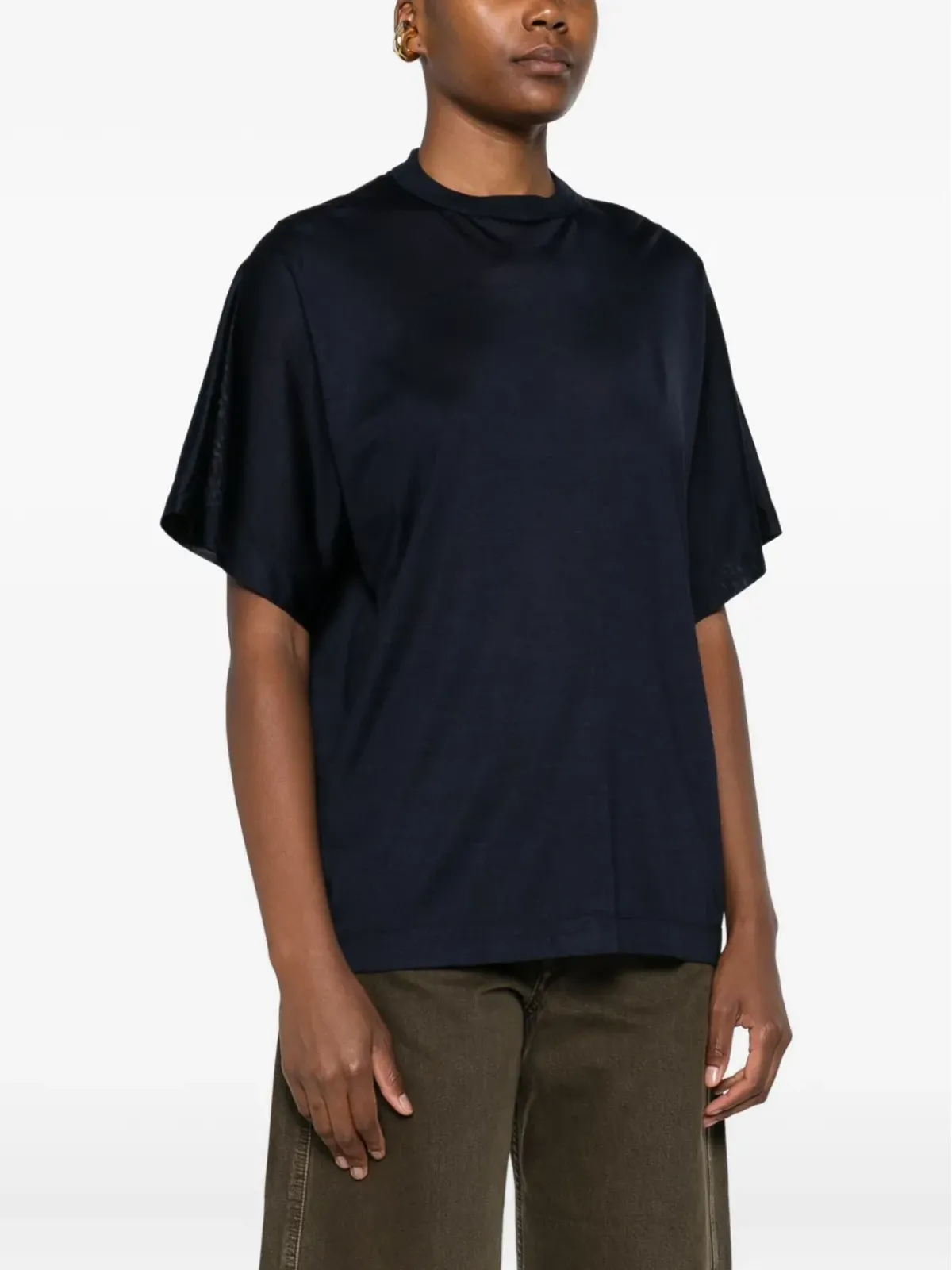 Carven クルーネック半袖トップス - 画像3