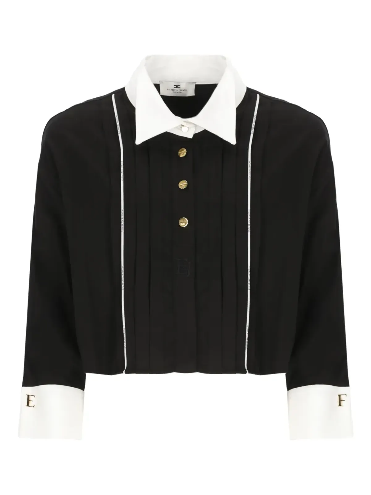 Elisabetta Franchi クロップドシャツ - 画像1