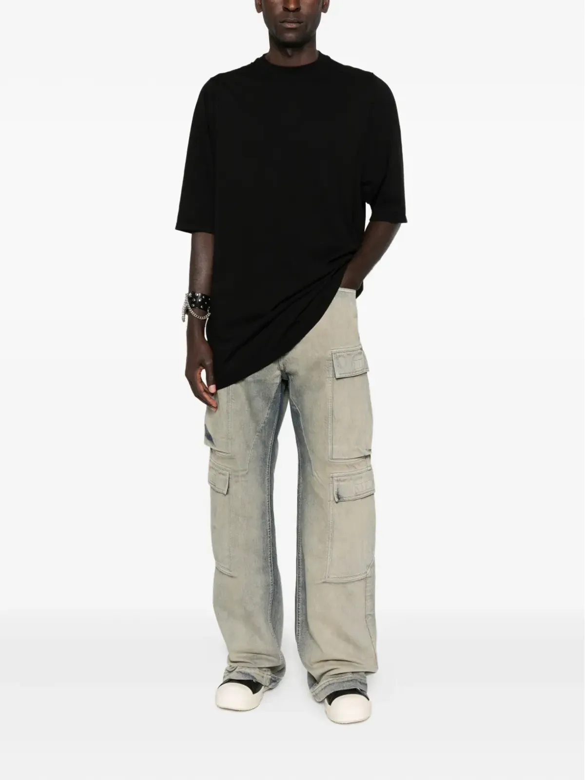 Rick Owens DRKSHDW カーゴポケットジーンズ - 画像2