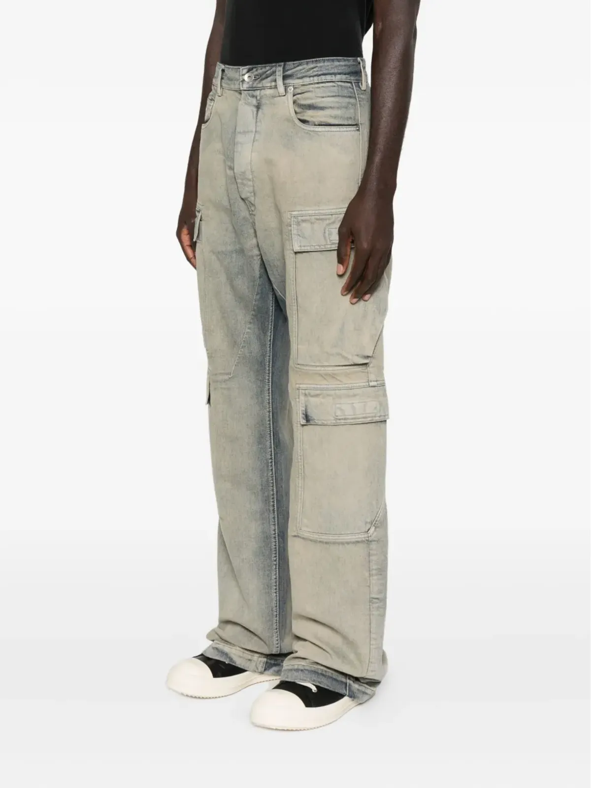 Rick Owens DRKSHDW カーゴポケットジーンズ - 画像3