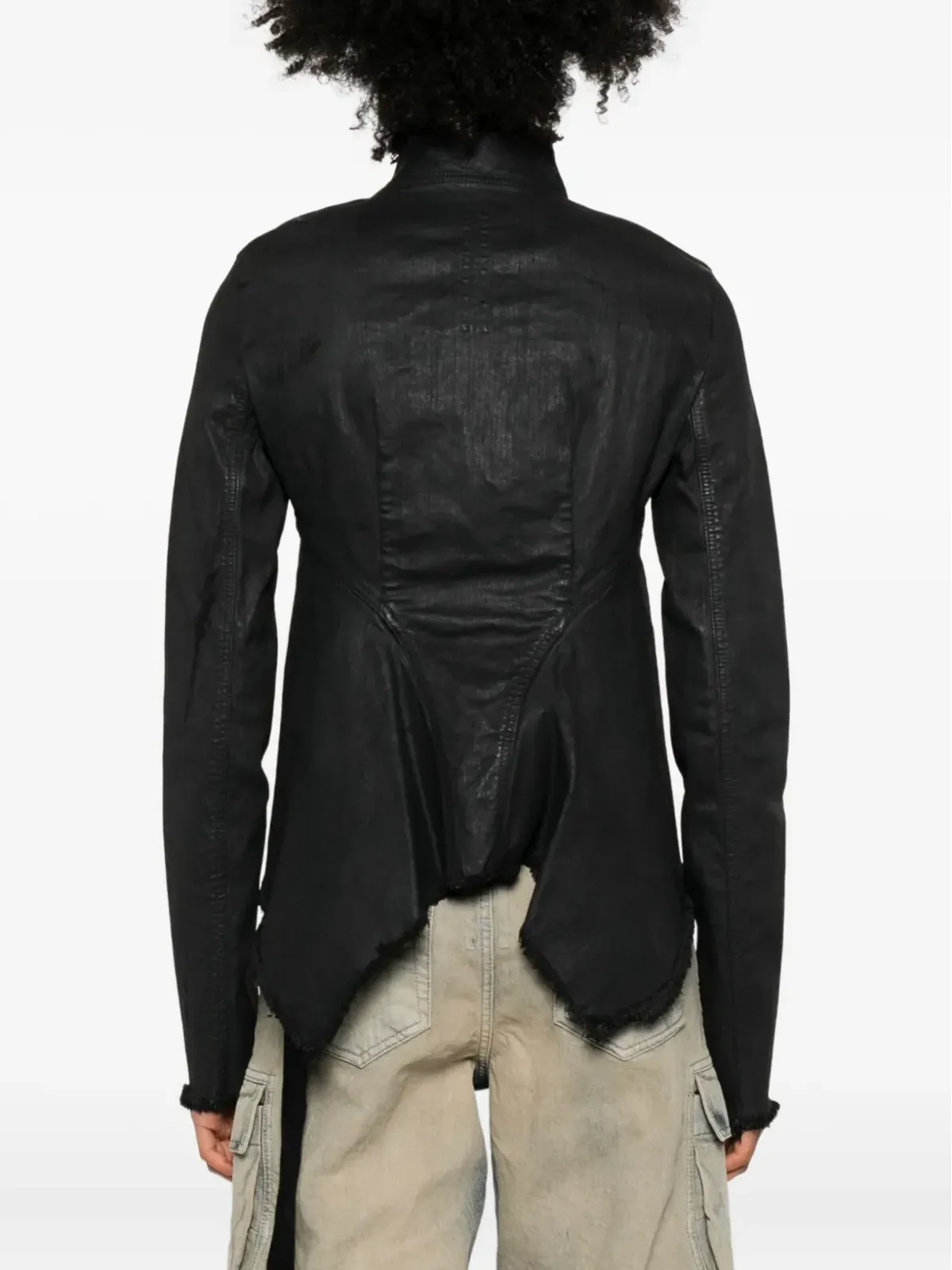 Rick Owens DRKSHDW アシンメトリカルジップジャケット - 画像4
