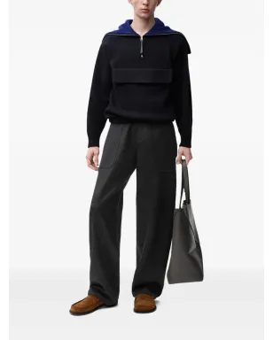 LOEWE フロントポケット ウールパンツ - サムネイル2