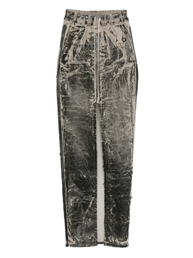 Rick Owens DRKSHDW Rick Owens DRKSHDW ドローストリング ミディスカートの商品画像
