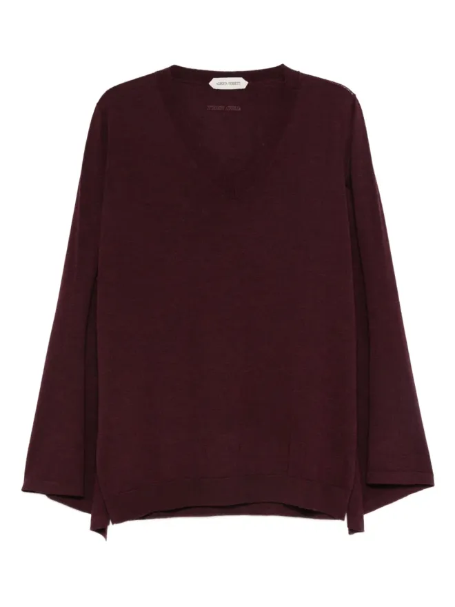 Alberta Ferretti Alberta Ferretti Vネックセーターの商品画像