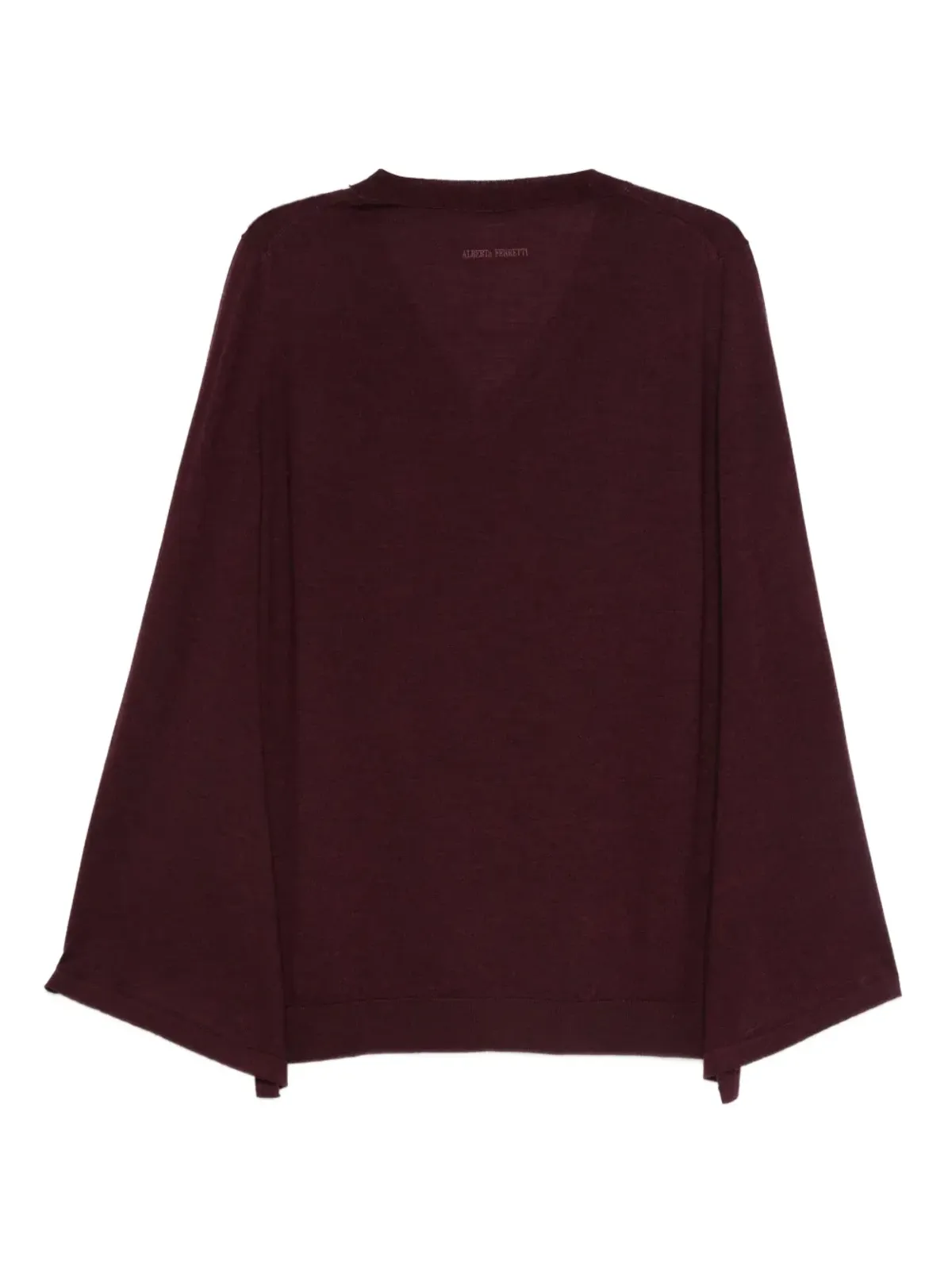 Alberta Ferretti Vネックセーター - 画像2