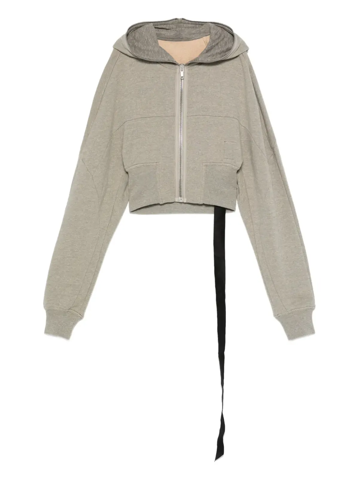 Rick Owens DRKSHDW ジップファスナー付きフーディ - 画像1