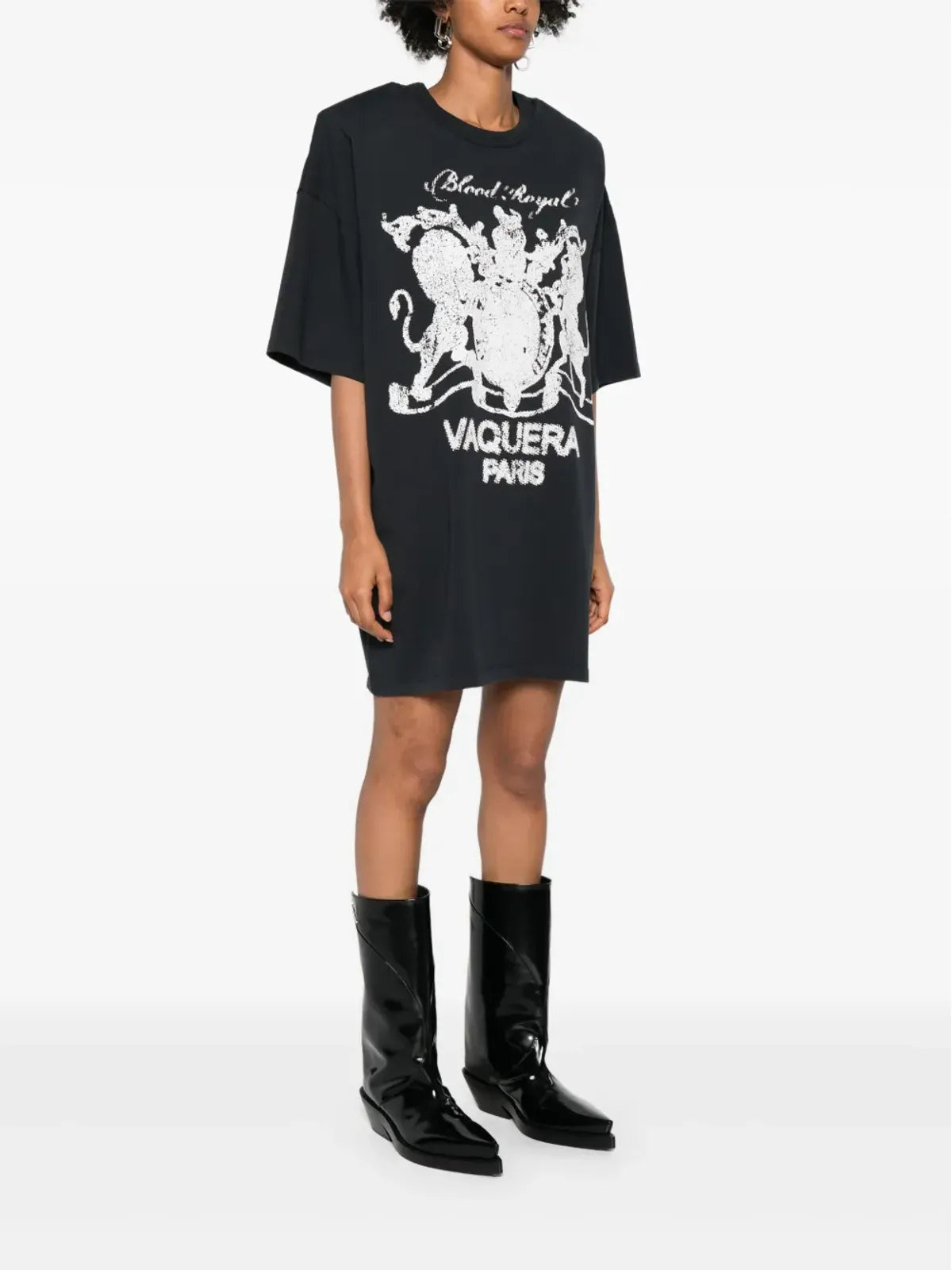 Vaquera グラフィックプリント コットン Tシャツ - 画像3