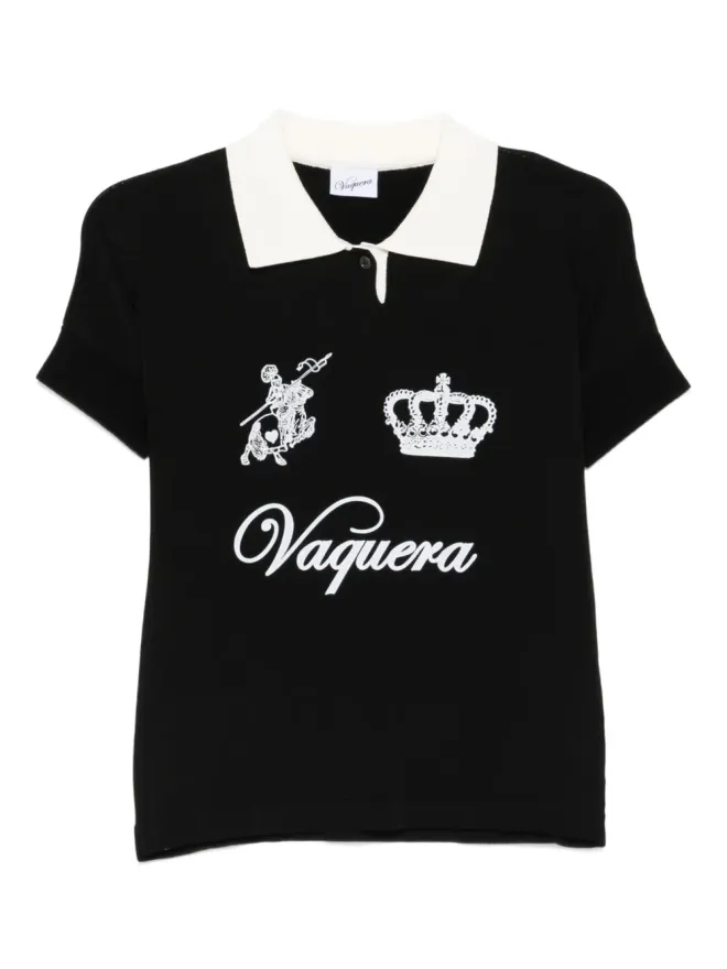 VAQUERA Vaquera クラウンモチーフ ポロシャツの商品画像