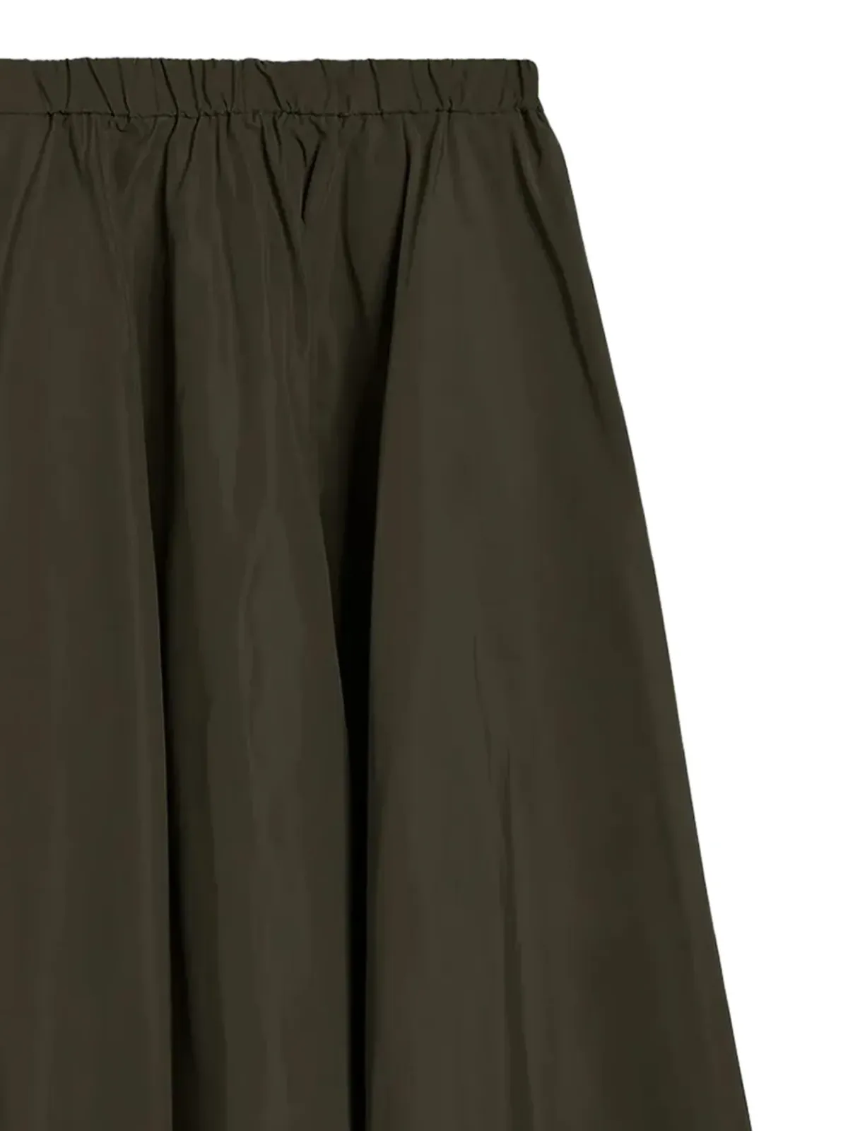 ASPESI elastic-waistband skirt - Green - 画像2