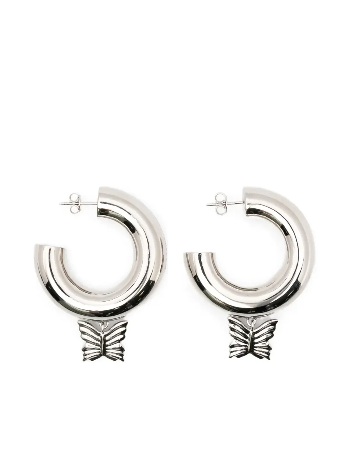 Blumarine 蝶チャームフープピアス - 画像1
