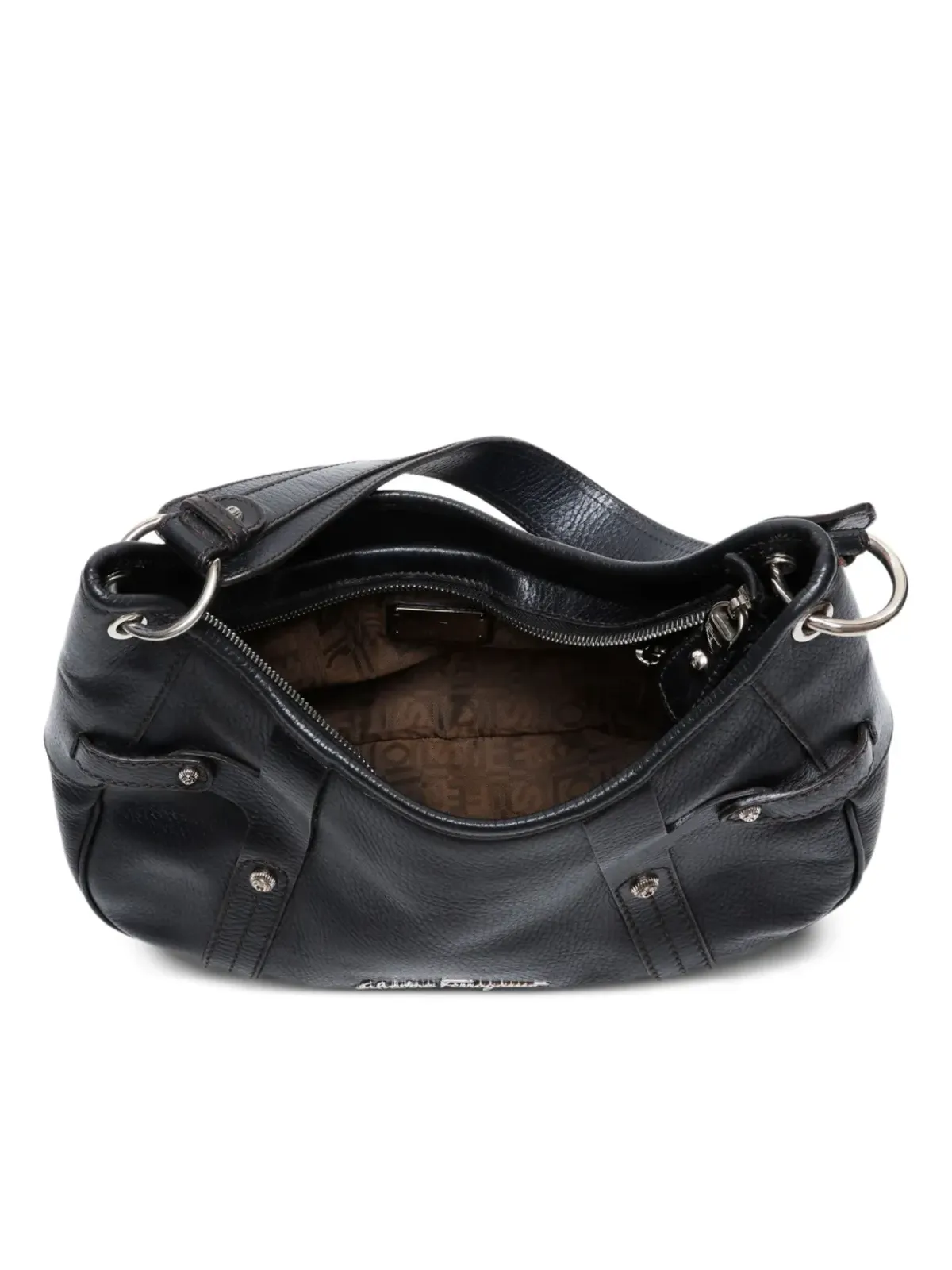 Ferragamo Pre-Owned レザー ショルダーバッグ - ブラック - 画像5