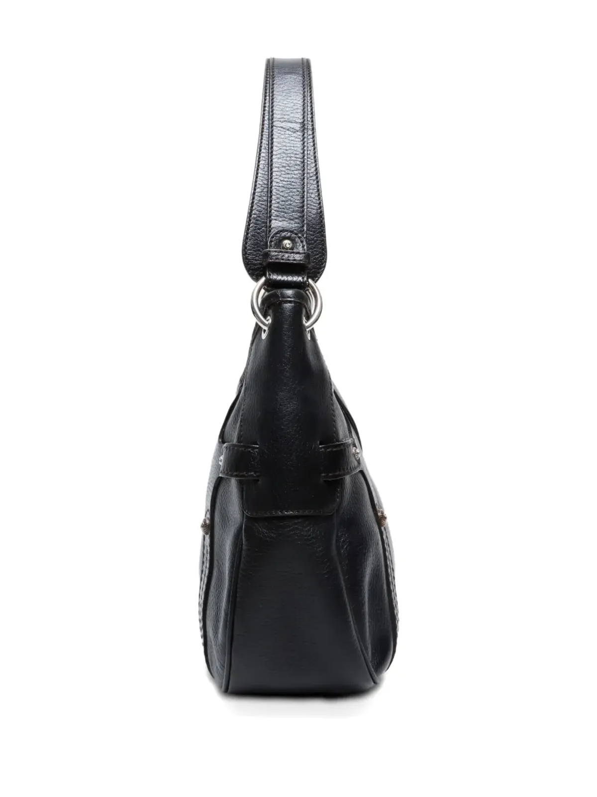 Ferragamo Pre-Owned レザー ショルダーバッグ - ブラック - 画像4