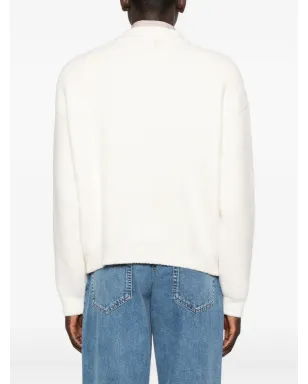 Jacquemus 丸首セーター - ホワイト - サムネイル4