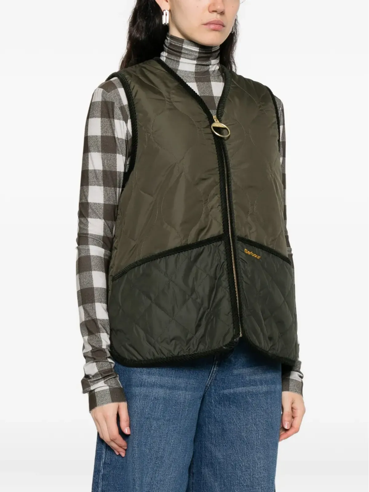 Barbour キルト ボーグ裏地付きベスト - 画像3