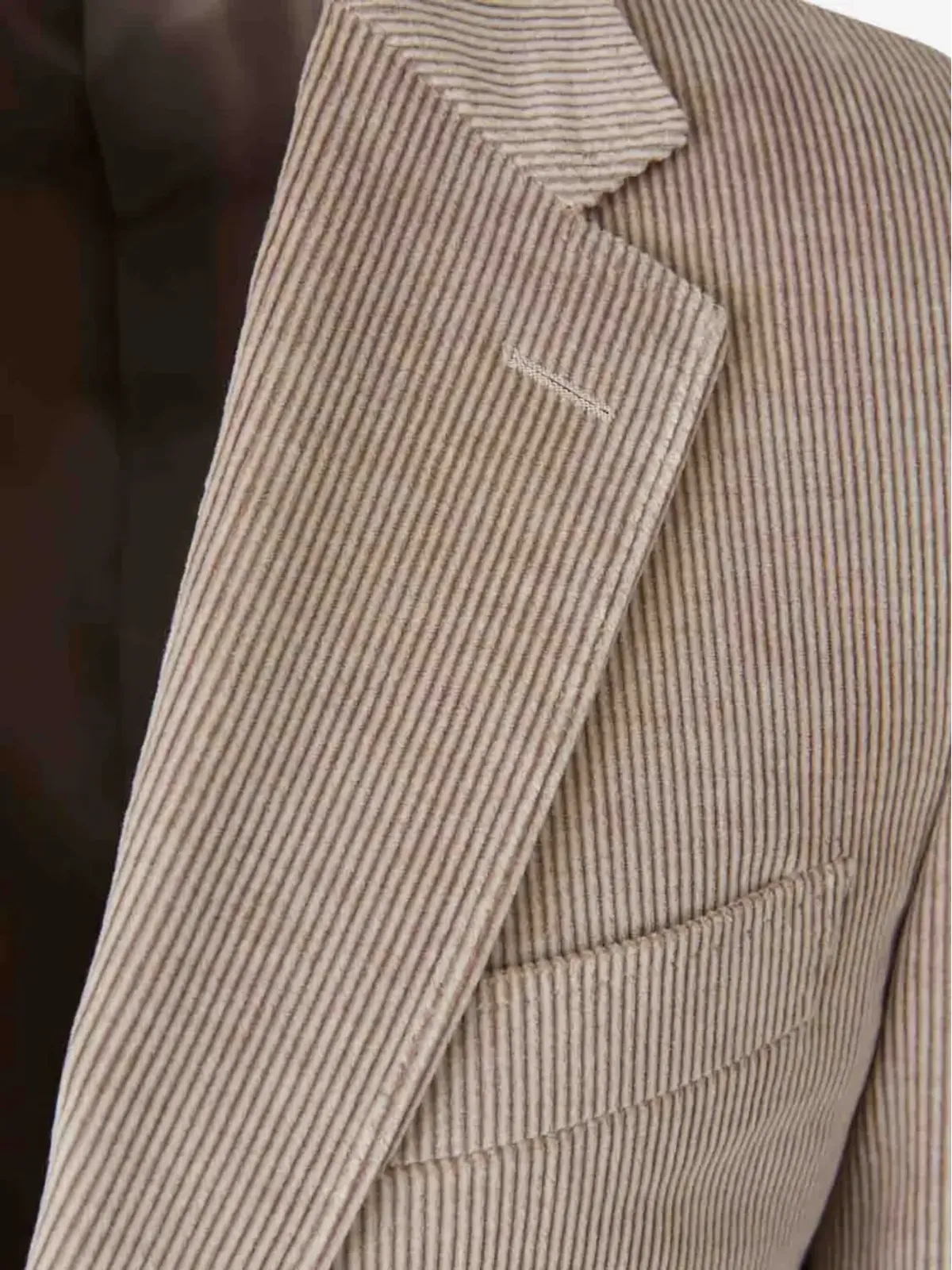 Canali コーデュロイ2ボタンブレザー - 画像3