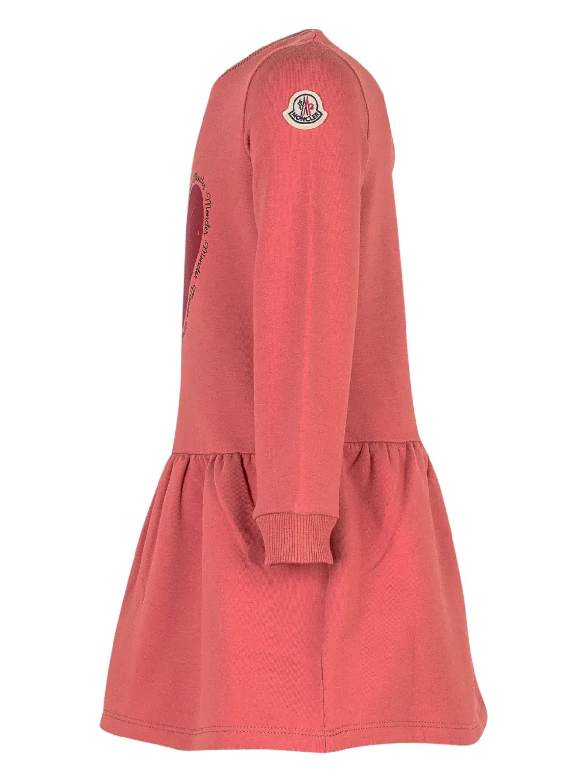 Moncler Enfant ハートモチーフのフレアドレス - 画像3