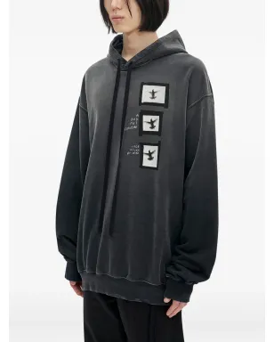 Ann Demeulemeester オリー プリント フーディー - サムネイル3